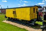 CNW 10515, ex CGW 616 Caboose on display at Clinton County Historical Museum at Riverview Park